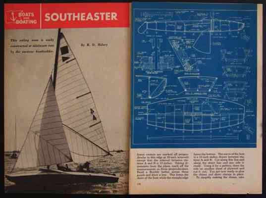 Details about 16' Sailboat Racing Scow How-To PLANS Southeaster "easy 