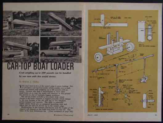 Car Top Boat Loader Plans