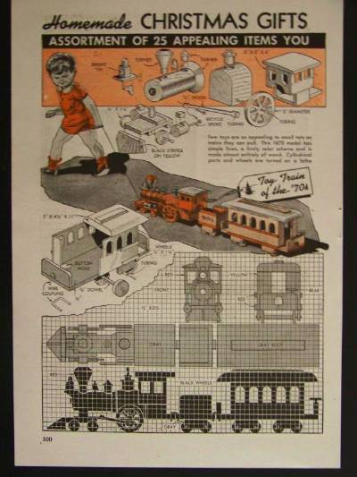 Wooden Toy Train Plans